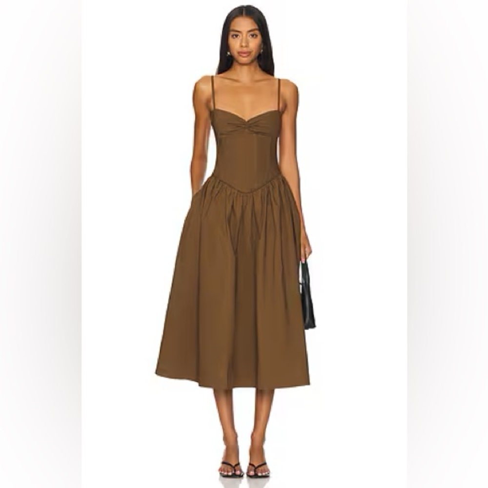 Moroccan Midi Dress in Dark Brown
Camila Coelho